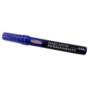 Plumón Permanente Punta Redonda Azul Artel