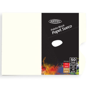 Block Paleta Papel Sueco 50 Hojas 41 grs 21 x 27 cms Artel