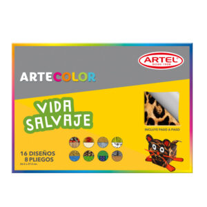 Carpeta Papel Vida Salvaje 16 Diseños Artel
