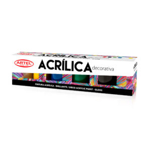 Pintura Acrílica Decorativa 6 Colores Artel