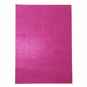 Goma Eva Glitter 40 x 60 cms Fucsia