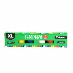 Tempera 6 Colores XL Torre