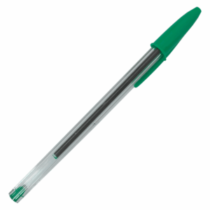 Lápiz Pasta Punta Media Verde Bic