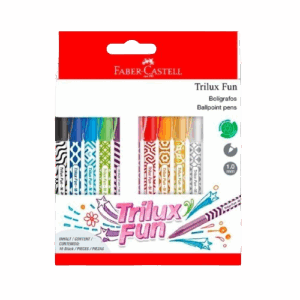 Lápices Pasta 10 Unidades Triplux Fun Faber Castell
