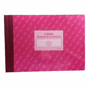 Libro Registro De Accionistas 50 Hojas REM
