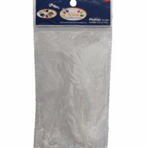 Plumas Blancas 12-15 cms 5 Unidades