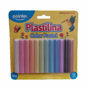 Plasticina 12 Colores Pasteles Pointer
