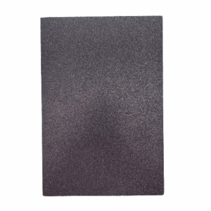 Goma Eva Glitter 20 x 30 cms Negro