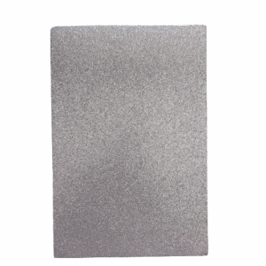 Goma Eva Glitter 20 x 30 cms Gris