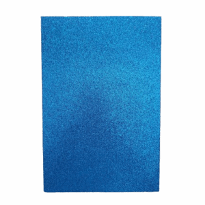 Goma Eva Glitter 20 x 30 cms Azul