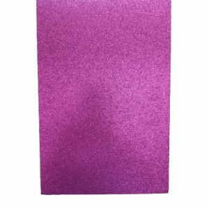Goma Eva Glitter 20 x 30 cms Violeta