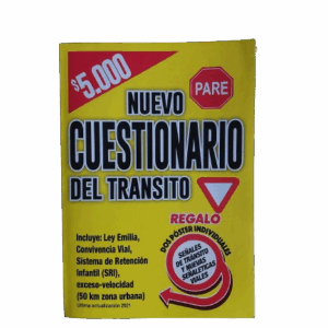 Libro Nuevo Cuestionario Del Tránsito Actualizado