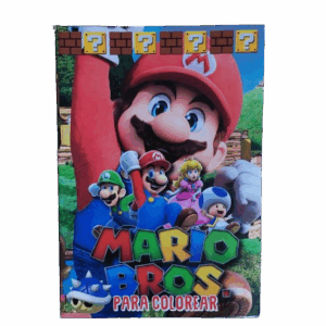 Libro Para Colorear Mario Bros