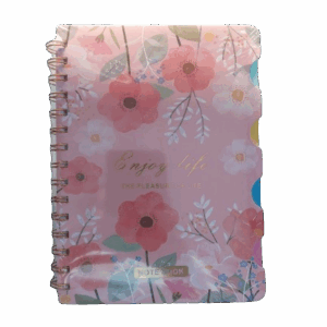 Libreta Apunte Líneas Con Espiral 4 Pestañas 15 x 21 cms