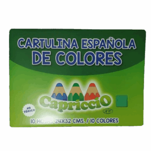 Carpeta Cartulina Española 10 Colores Capriccio