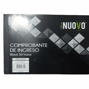 Talonario Comprobante De Ingreso 50 Hojas Nuovo