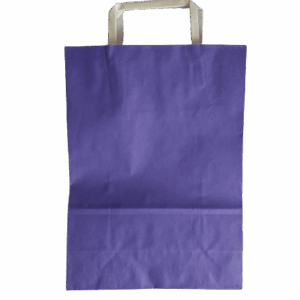 Bolsa Kraft Morada 22 x 30 cms