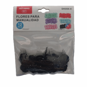 Flores Negras Para Manualidades 12 Unidades