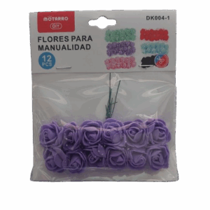Flores Lilas Para Manualidades 12 Unidades