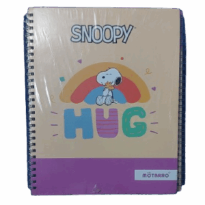 Cuaderno Universitario 7 mm 100 Hojas Snoopy Motarro