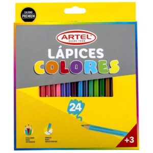 Lápices 24 Colores Artel