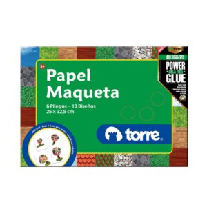 Carpeta Papel Maqueta 10 Diseños Torre