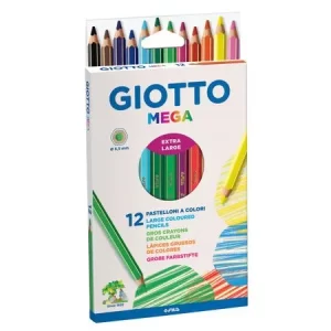 Lápices 12 Colores Triangulares Jumbo Giotto