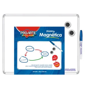 Pizarra Magnética 36 x 28 cms Con Plumón Azul Proarte