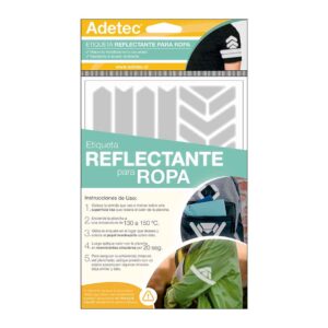 Etiquetas Reflectantes Para Ropa 22 Unidades Diseños Surtidos Plateados Adetec
