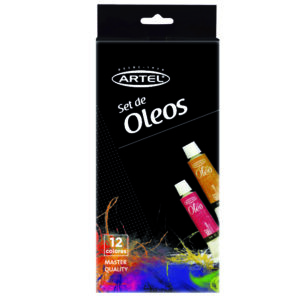 Óleos 12 Colores 12 ml Artel