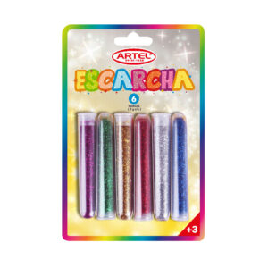 Escarcha En Tubo 6 Colores Artel
