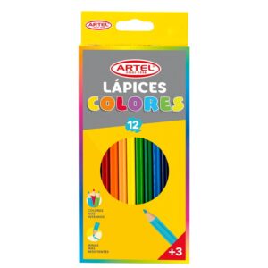 Lápices 12 Colores Artel