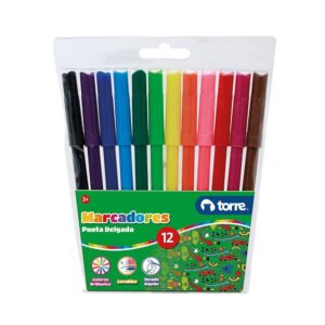 Plumones 12 Colores Torre
