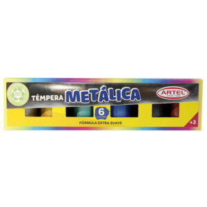 Tempera Metálica 6 Colores Artel