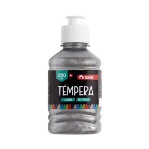 Tempera Metálica Plateada 250 ml