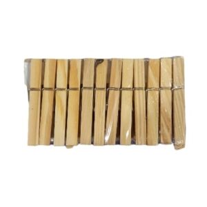 Pinzas De Madera Grande 24 Unidades