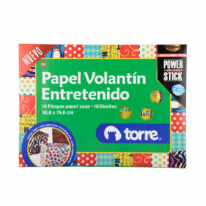 Carpeta Papel Volantín Entretenido 10 Diseños Torre