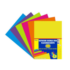Carpeta Cartulina Fluorescente 6 Colores 25 x 35 cms Hand