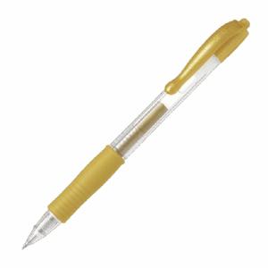 Lápiz Gel G-2 0.7 Retráctil Dorado Pilot