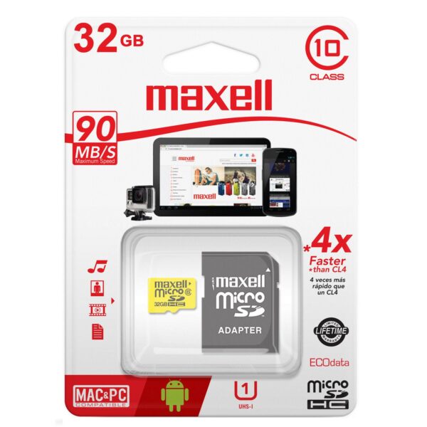Tarjeta De Memoria 32 GB Maxell