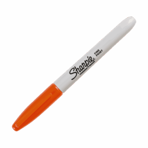 Plumón Naranjo Sharpie
