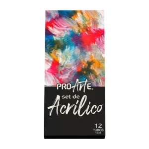 Acrílicos 12 Colores 12 ml Proarte