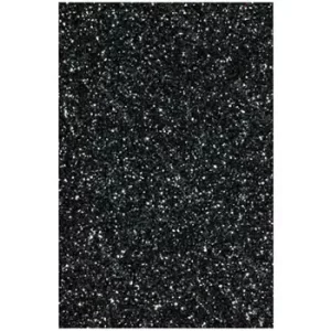 Goma Eva Glitter 40 x 60 cms Negro