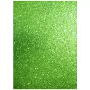 Goma Eva Glitter 40 x 60 cms Verde Claro