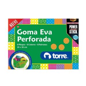 Carpeta Goma Eva Perforada 6 Diseños Torre