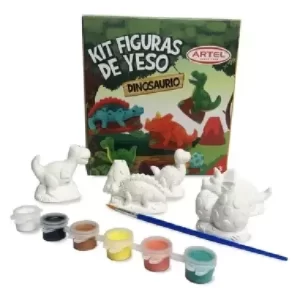 Kit Figuras De Yeso Dinosaurios Artel