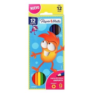Lápices 12 Colores Paper Mate
