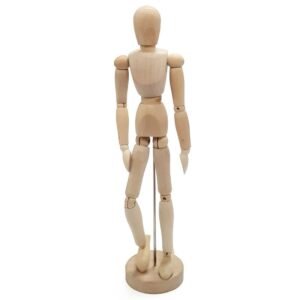 Maniquí Madera Masculino 30 cms