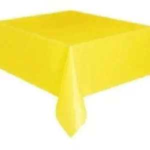 Mantel Plastico Amarillo 137 x 274 cms Glam