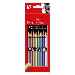 Lápices 10 Colores Metálicos Faber Castell